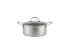 6 Piece High Quality Wholesale 18/10 Triply Stainless Steel 3 Layer Pots And Pans Steamer Set Cookware Set Saucepan Frying Pan