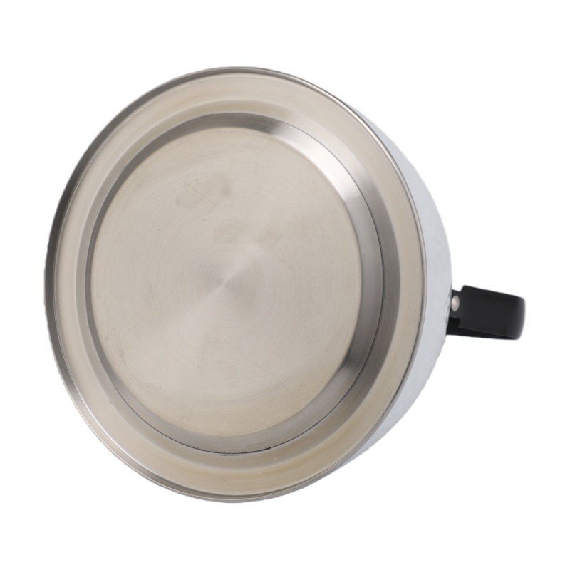 2.5L Color Painting White Kettle Whistling Tea Pot Stainless Steel Whistle Stove Top Kettle Black