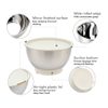 Wholesale High Quality Stainless Steel Salad Bowl Sets with Non Slip Base for Mixing Baking