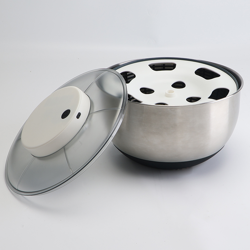 Stainless Steel Salad Spinner Slicer Fruit and Vegetable Electric Salad Spinner