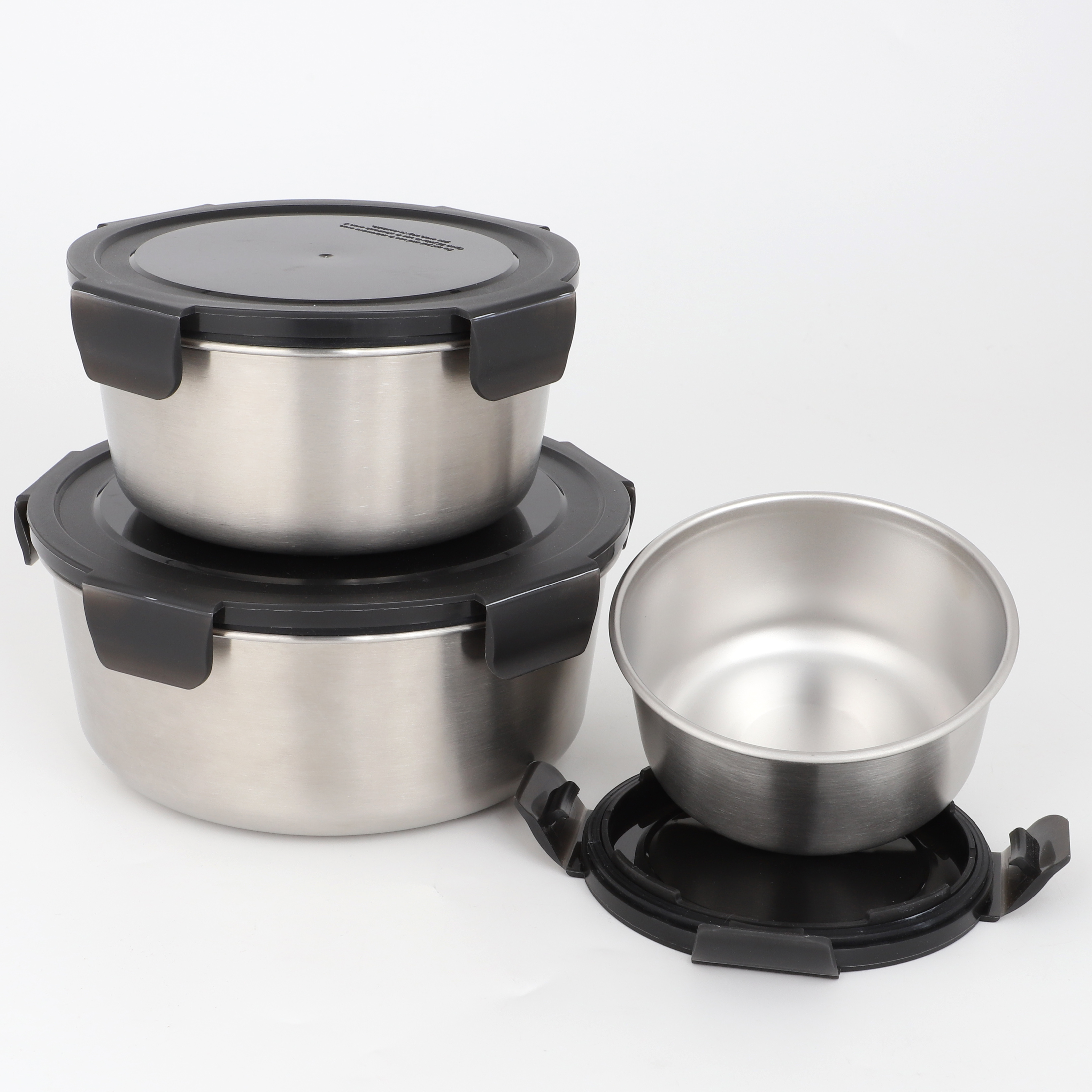 Stainless Steel Food Container Food Packaging Containers Leakproof Metal Bento Lunch Box Stainless Steel Food Carrier