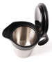 Kitchen Gadgets Stainless Steel Hinged Lid Gravy Boat Double Layered Sauce Pot Fruit Juicer Container