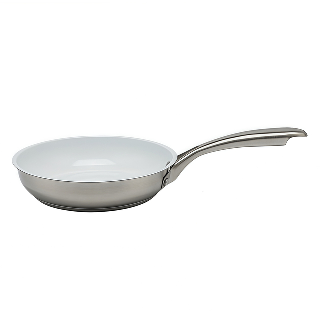 Hot Sale Wholesale 3 Layer Base Stainless Steel Pan 20/24/26/28cm 8inch/10inch/12inch Ceramics Nonstick Cookware Frying Pan