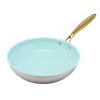 Hot Sale Wholesale Impact Bonded Bottom Stainless Steel Pan 20/24/26/28cm 8inch/10inch/12inch Non-Coating Cookware Frying Pan