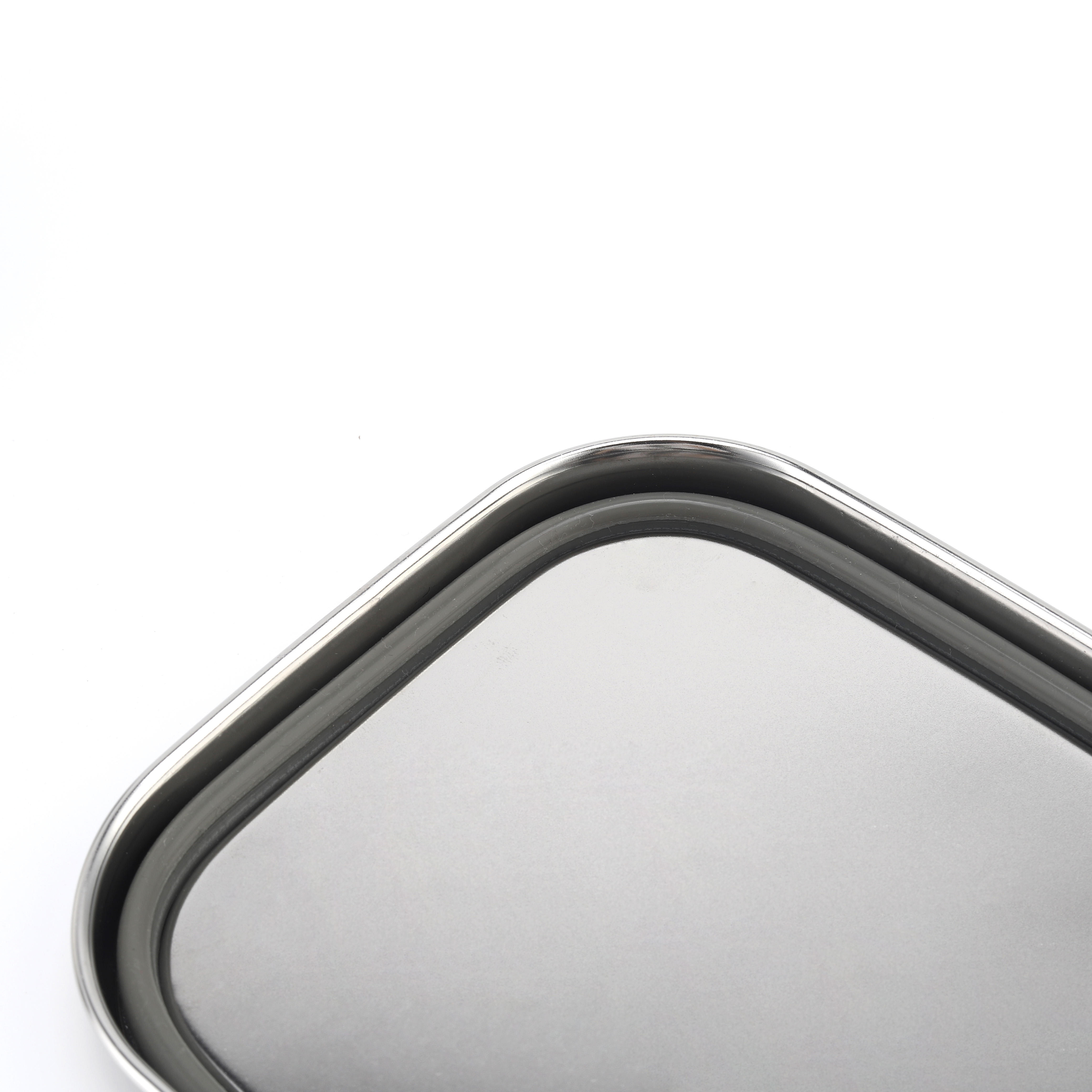 New Stainless Steel Sandwich Box School Metal Bento Lunch Box Kids Food Container With Lid With Leakproof Lid