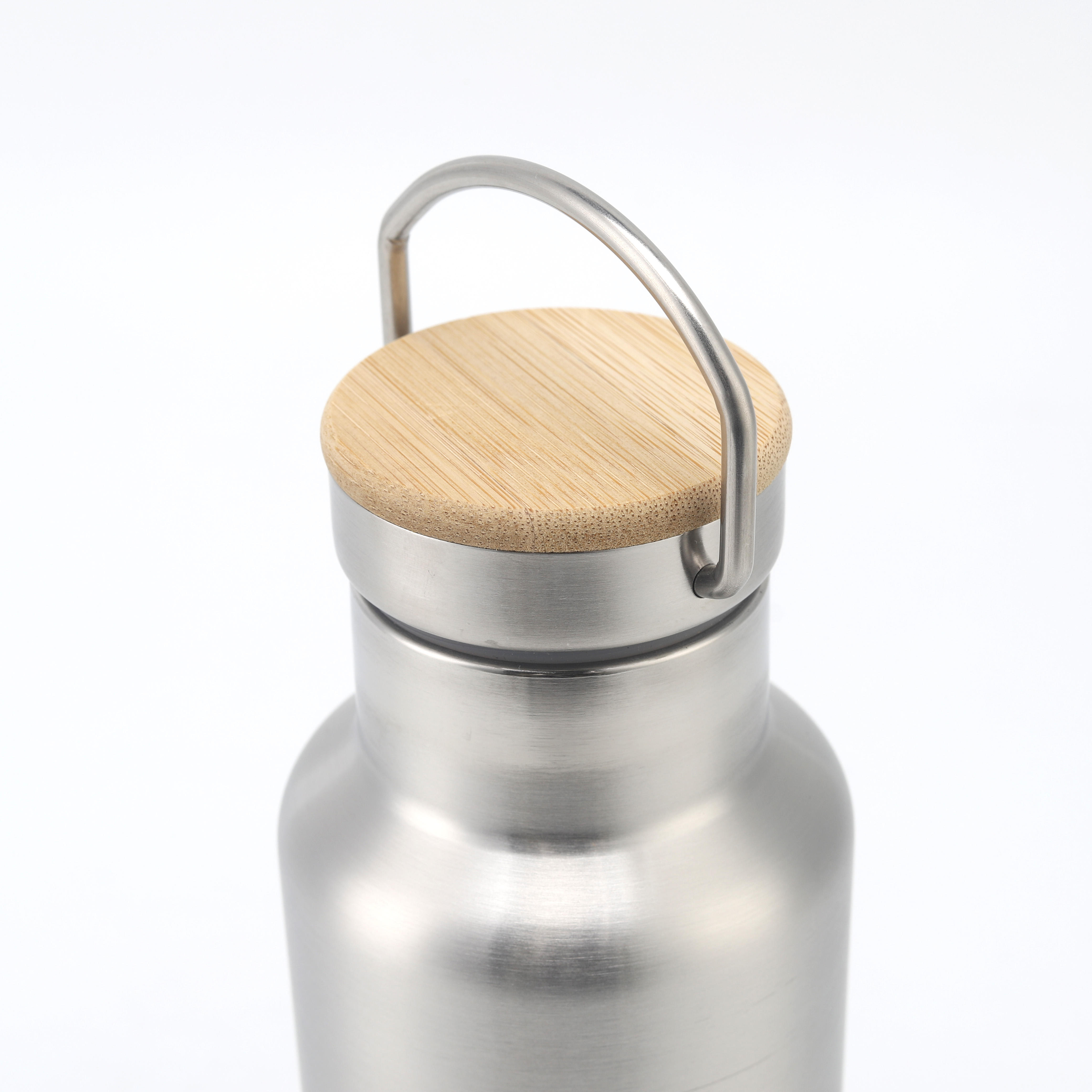 Stainless Steel 304 Water Bottle & Bamboo Lid Lunch Box Food Packaging Containers Leakproof Metal Bento Lunch Box Food Carrier