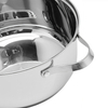 Factory Direct Sales Multi-purpose 2 Layers Steam Pot Stainless Steel Steam Cooker with Steamer Basket and Tempered Glass Lid