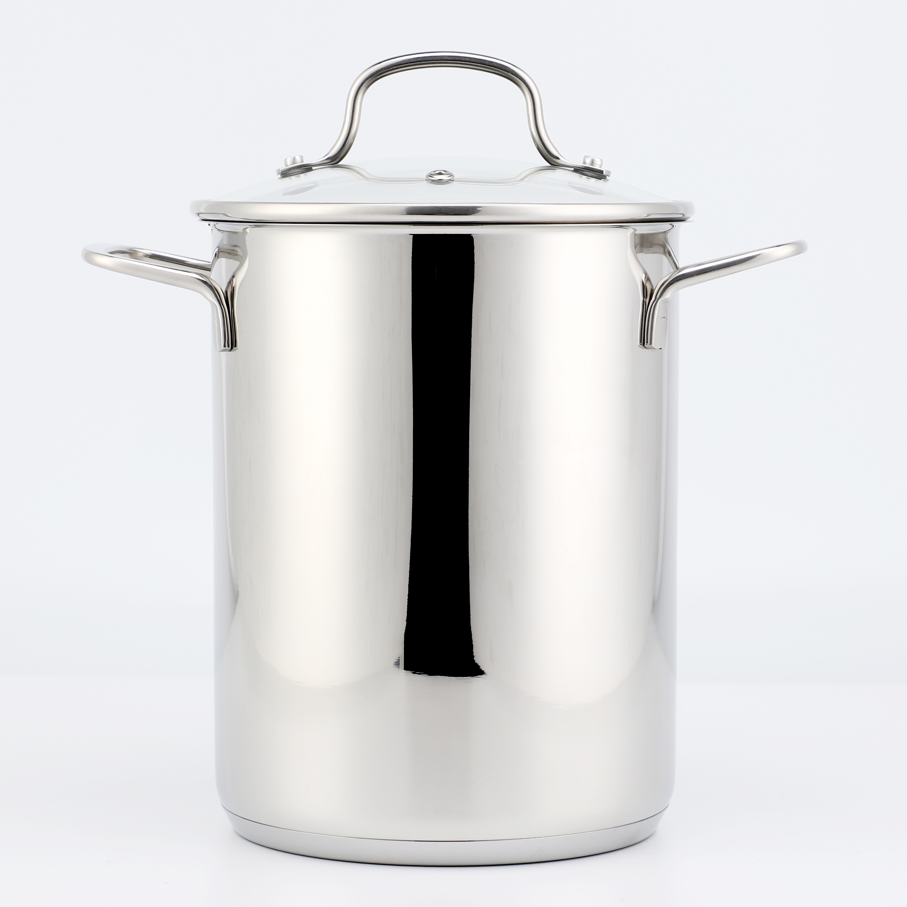 Asparagus Steamer Pot with Mesh Basket-3 Quart Stainless Steel Vegetable Cooker with Tempered Glass Lid