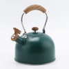 Hot Selling 2.6QT Custom Stainless Steel Whistling Tea Kettle High Quality 2.5L for Stove Top Modern Design Metal Tea Pot