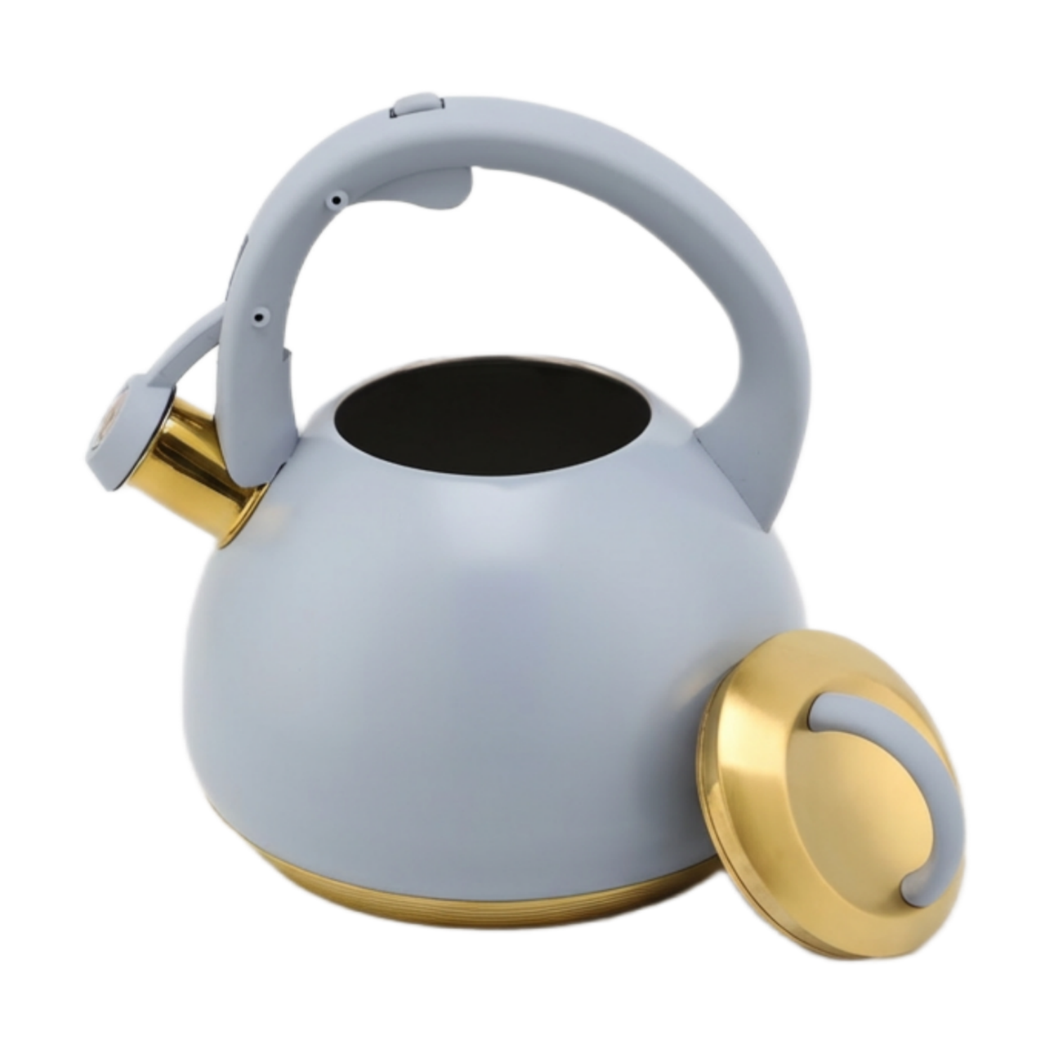 Factory Wholesale 2.7L Whistling Tea Kettle Tea Pot Customized Color Stainless Steel Hot Water for ALL Stovetop