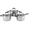 Factory New Arrival Stainless Steel Cookware Set with Handle Cooking Pots Brazed Bottom Cookware Set Casserole Soup & Stock Pots With Lids
