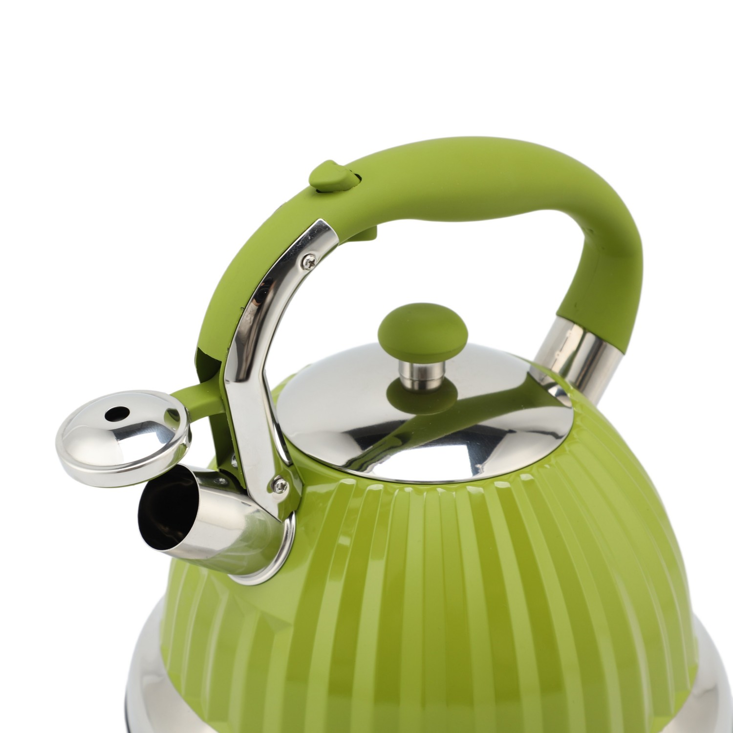 3.0L Stove Top Stainless Steel Tea Pot new Food Grade Polished Custom top seller Whistling Tea Kettle with induction bottom