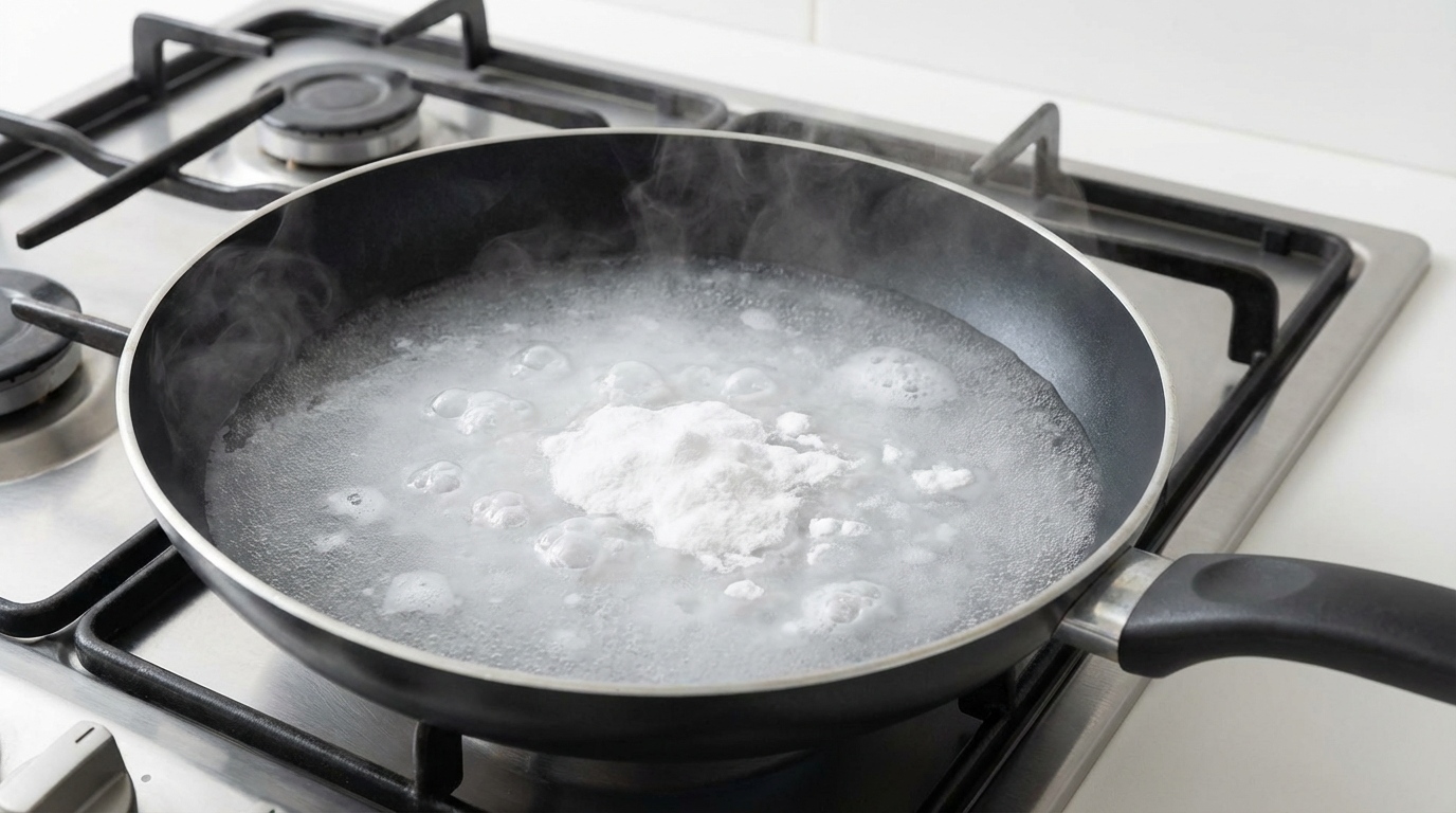 Clean the nonstick pan