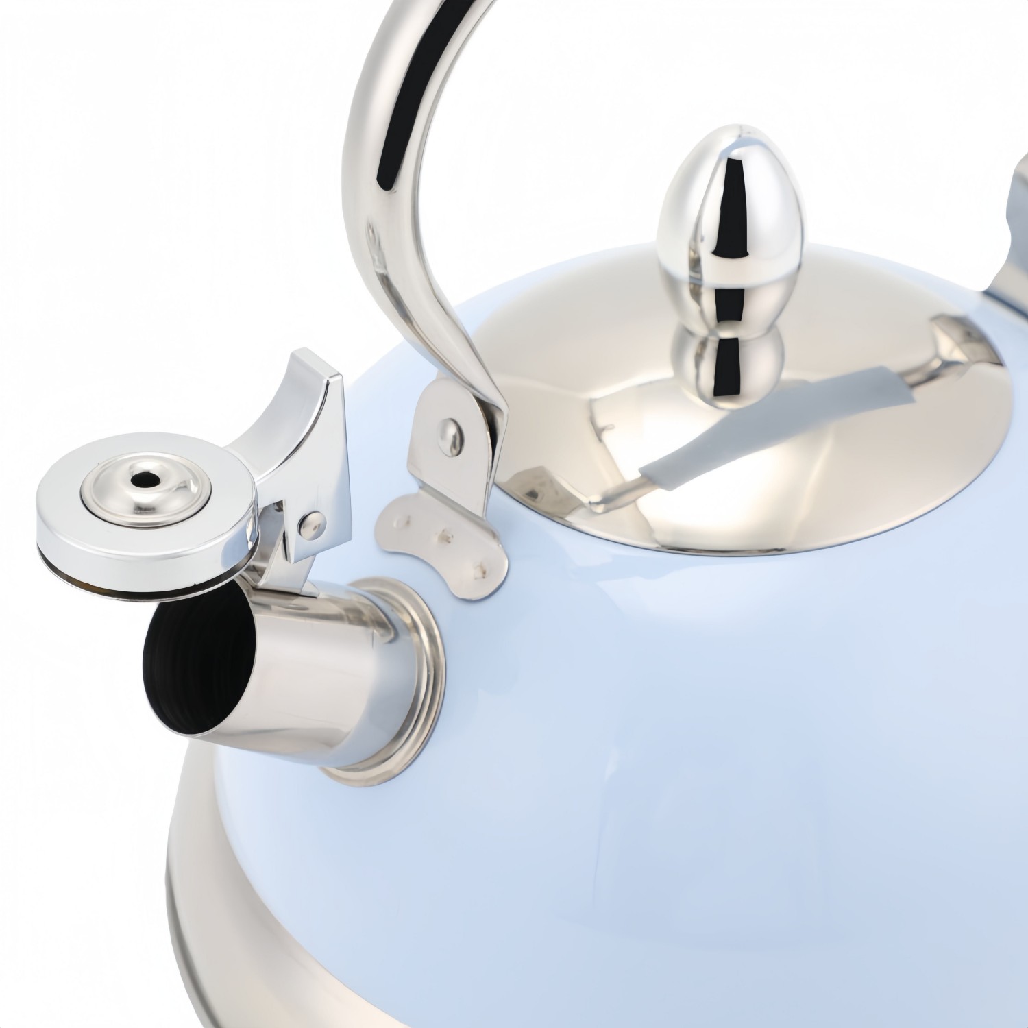 Factory Wholesale 2.5 L Whistling Tea Kettle Tea Pot Customized Color Stainless Steel Hot Water Teapot for ALL Stovetop