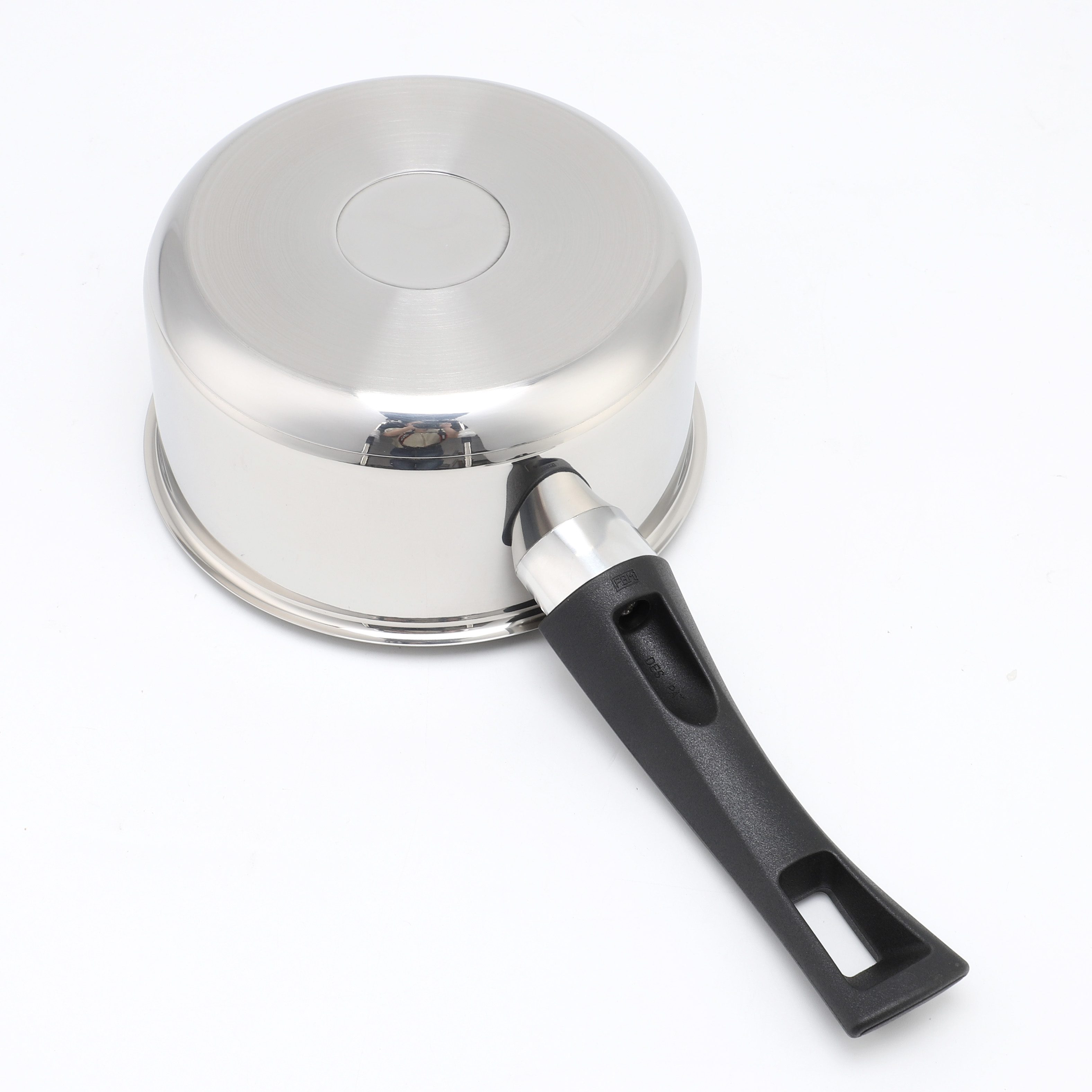 Wholesale Custom 9 Piece Gold Handle Stainless Steel Impact Bonded Bottom Pots And Pans Non-Toxic Kitchen Cookware Set