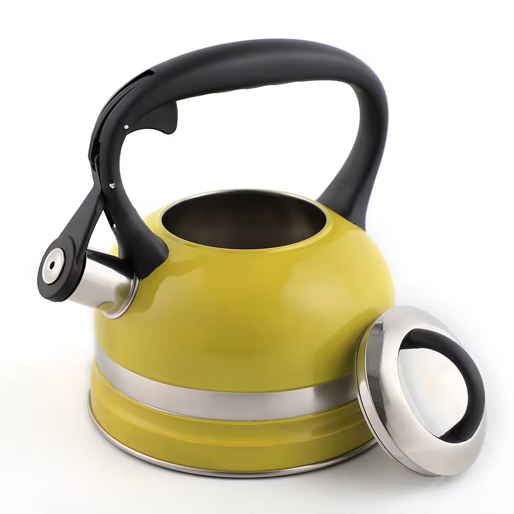 2.3L Stainless Steel Whistle Water Tea Pot Kitchen Home Stovetop up Whistling Kettle