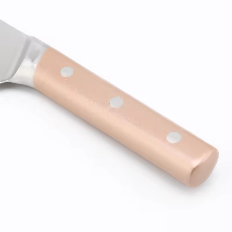 Kitchen Knife Set 6-Piece Stainless Steel with Hollow Handle and Acacia Wood Block Direct From Factory Kitchen Utensils