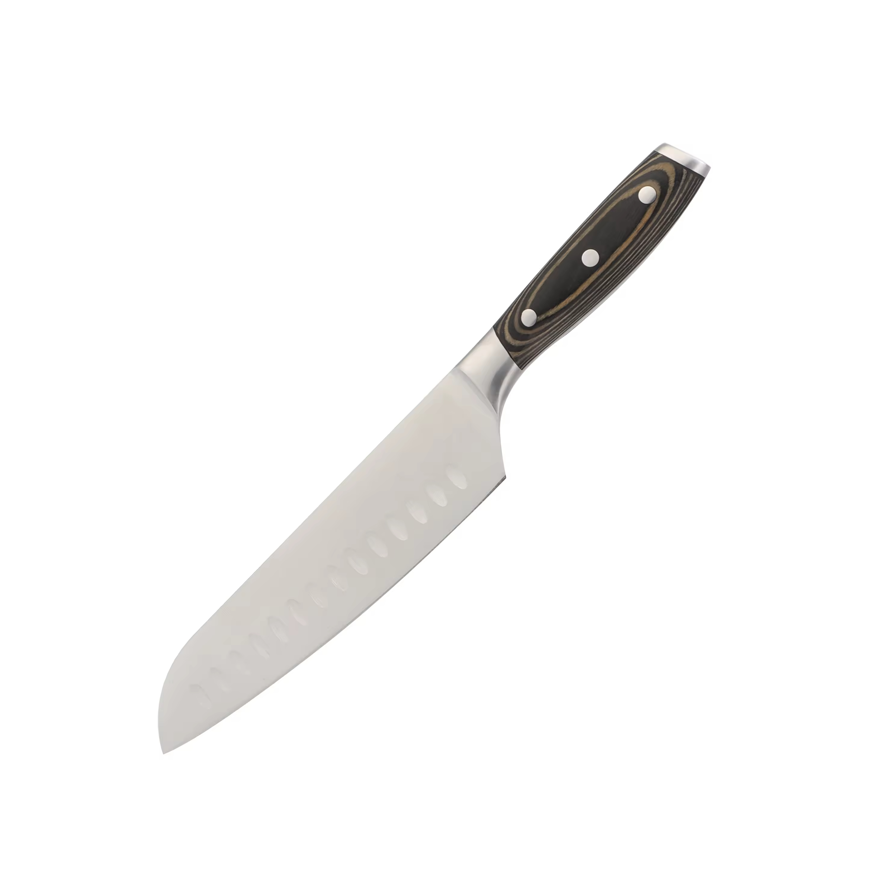 Wholesale 6 PCS Pakka Wood Handle 8-Inch Santoku Bread Paring Cleaver Chef Kitchen Knife 5cr15 Stainless Steel Scissor Outdoors 5.0 (1 review) 1 sold