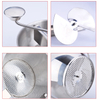 Rotary Stainless Steel Food Mill Strainer Potato Masher Grinder Vegetable Mill Stainless Steel Handle with 3 Milling Discs