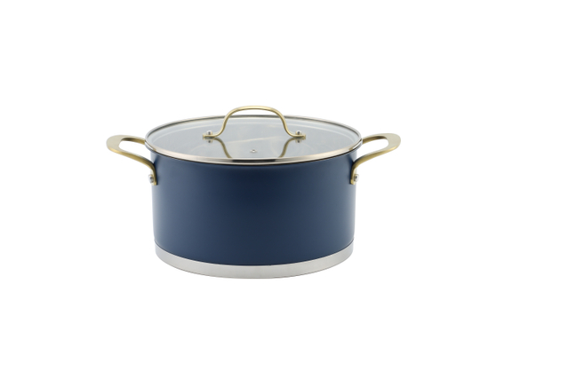 Wholesale Delicate Appearance Multi Function Thickening Base Cookware Stainless Steel Casserole Set Soup & Stock Pots With Lids