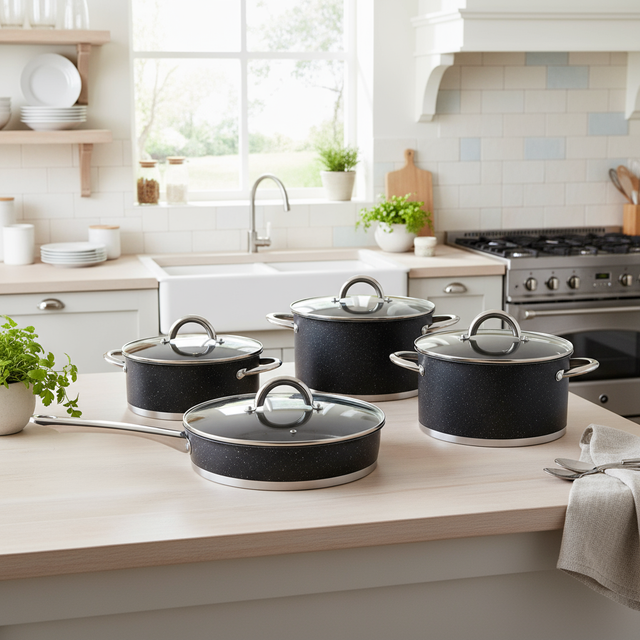 Wholesale Delicate Appearance Multi Function Thickening Base Cookware Stainless Steel Casserole Set Soup & Stock Pots With Lids