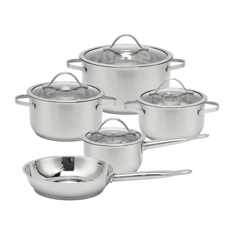 Wholesale Delicate Appearance Multi Function Thickening Base Cookware Stainless Steel Casserole Set Soup & Stock Pots With Lids