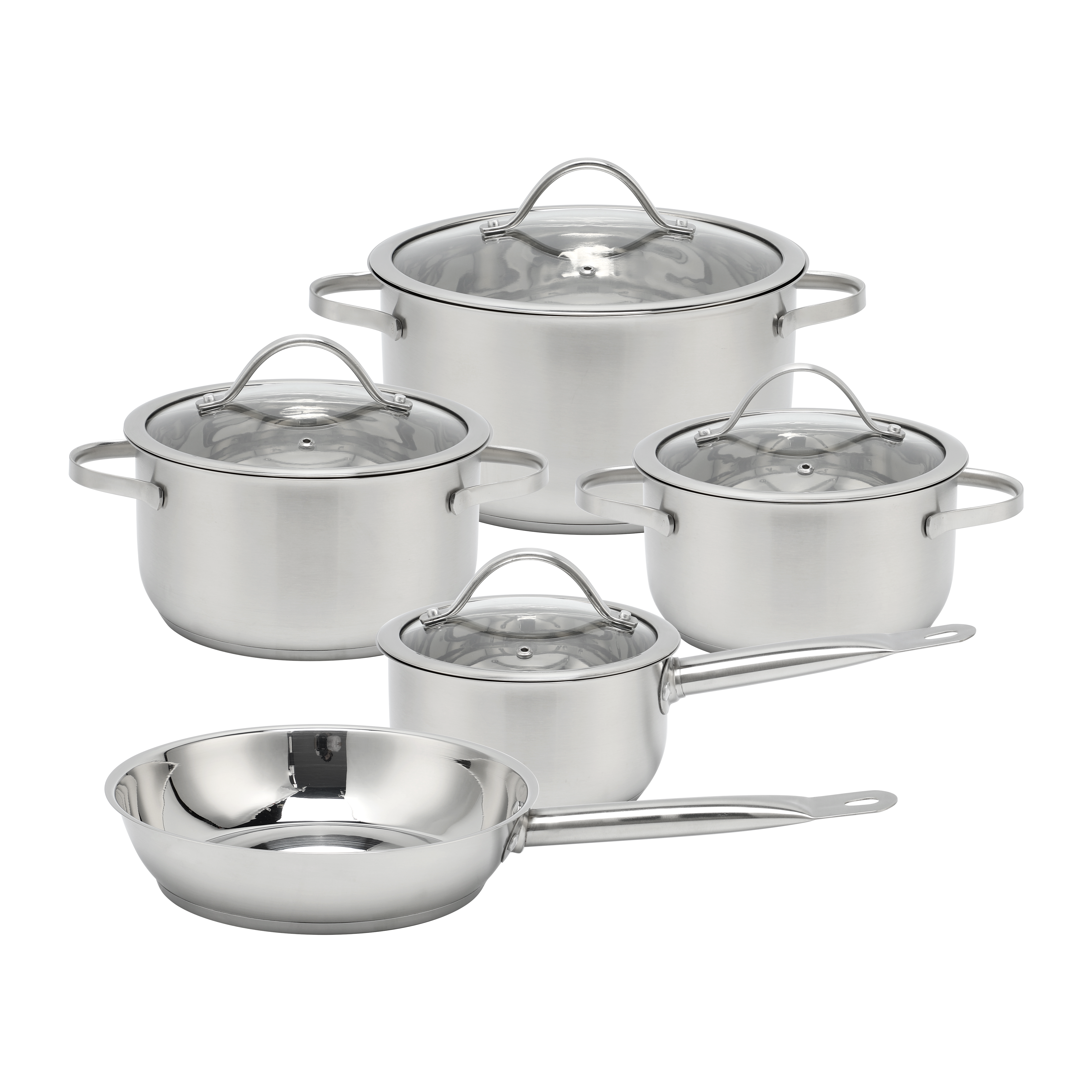 Wholesale Delicate Appearance Multi Function Thickening Base Cookware Stainless Steel Casserole Set Soup & Stock Pots With Lids