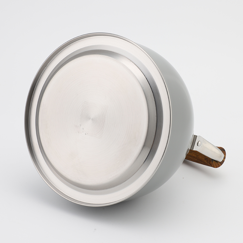 New Model 2.8L Whistling Tea And Water Kettle, Gas Stovetop & Induction New Handle Design, Wooden Handle +SS , Satin Polished