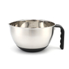 Kitchen Stainless Steel Salad Mixing Bowl Set Eco-Friendly Metal Bowl with Polished Handle