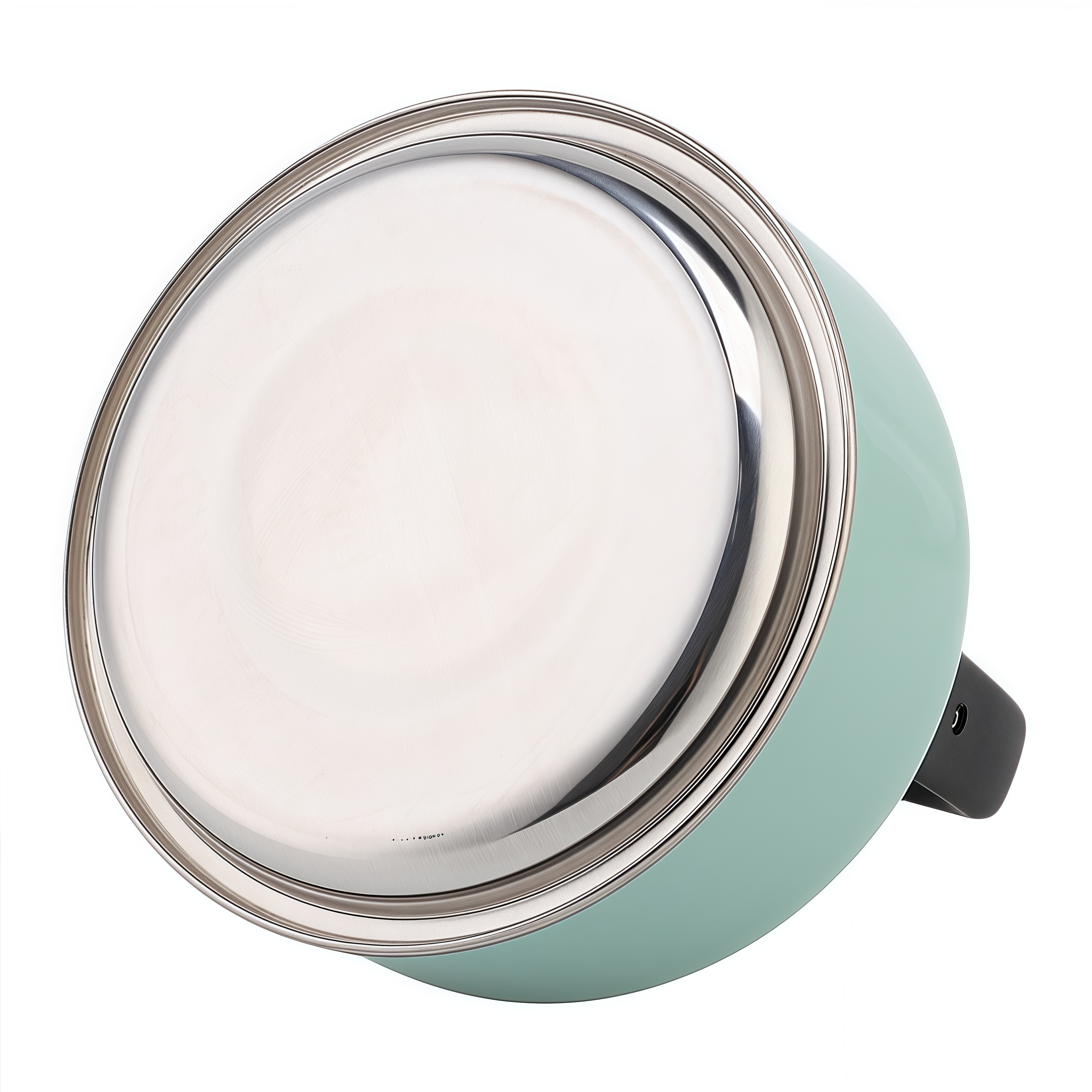  3L Stainless Steel Tea Kettle Round Whistling Stovetop Pot Food Grade Metal Teapot for Stove Top