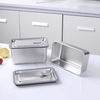 Design 304 Stainless Steel Fresh-keeping Lunch Box Stainless Steel Cover Leak-proof Heating Food Grade Microwave Sealed Box