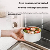New Design 304 Stainless Steel Fresh-keeping Lunch Box Silicone Cover Leak-proof Heating Food Grade Microwave Sealed Box