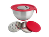 Factory Stainless Steel Mixing Bowl with Spout Salad Bowl Set Salad Spinner Set Mixing Bowl with Handle