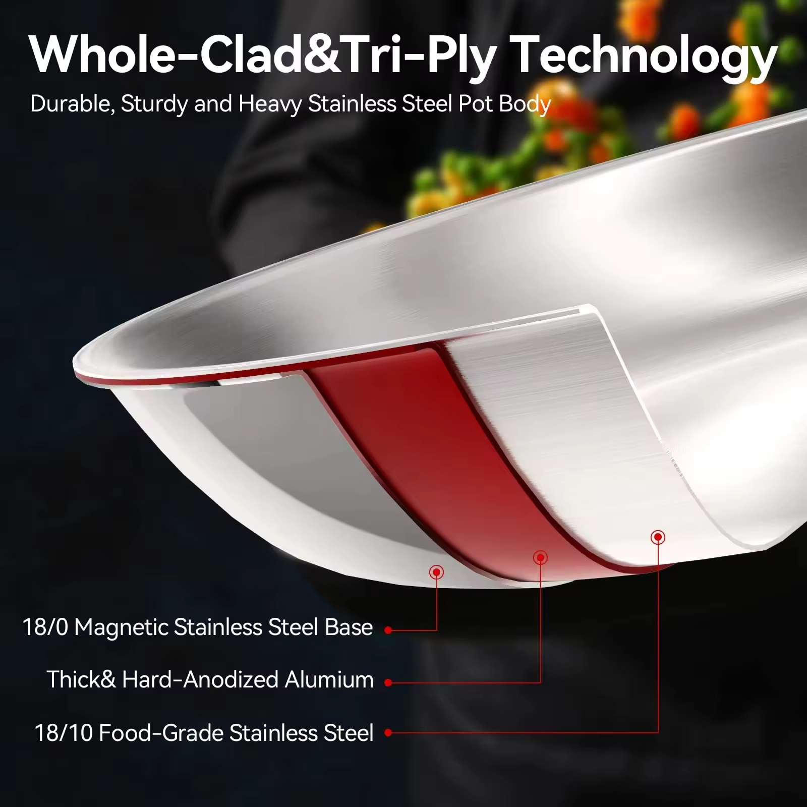 Modern Stainless Steel 10-Piece Cooking Pot Set Eco-Friendly Oven Safe Induction Bottom Tempered Glass Lid Metal Pans Efficient