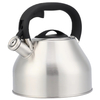 Modern 3L Stainless Steel Whistling Kettle Tea Teapot with Plastic Handle Home Kitchen Induction Stove Top Metal Construction