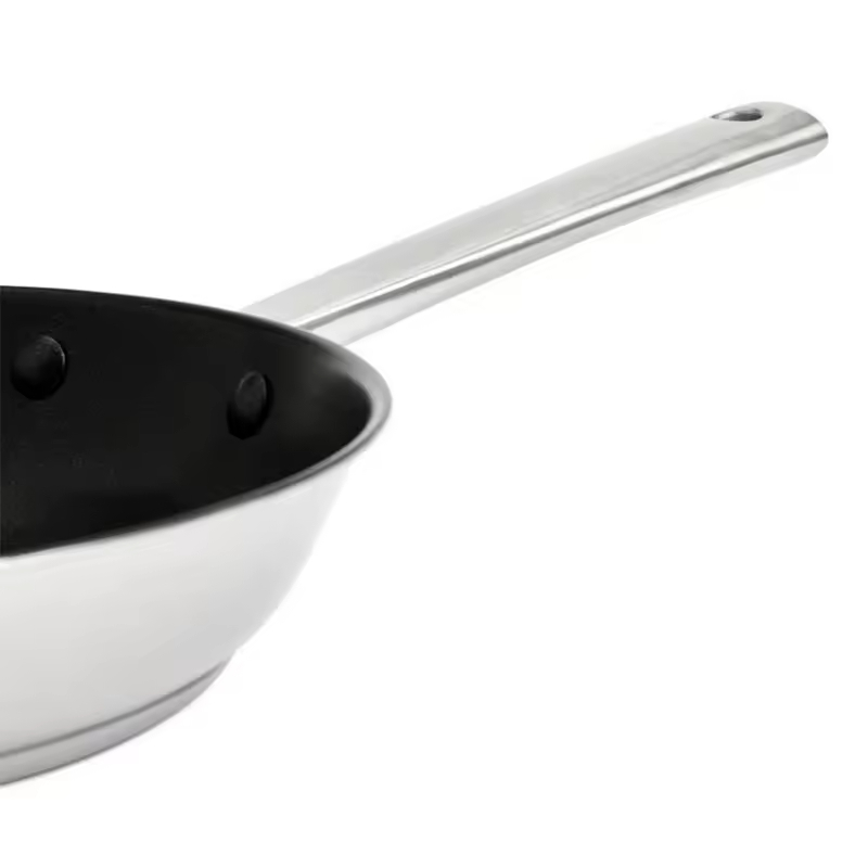 Factory Customized Food Grade Home Cooking Pan Steel Stainless Non-Stick Frying Pans Set for Restaurant Skillet Omlet Frying Pan