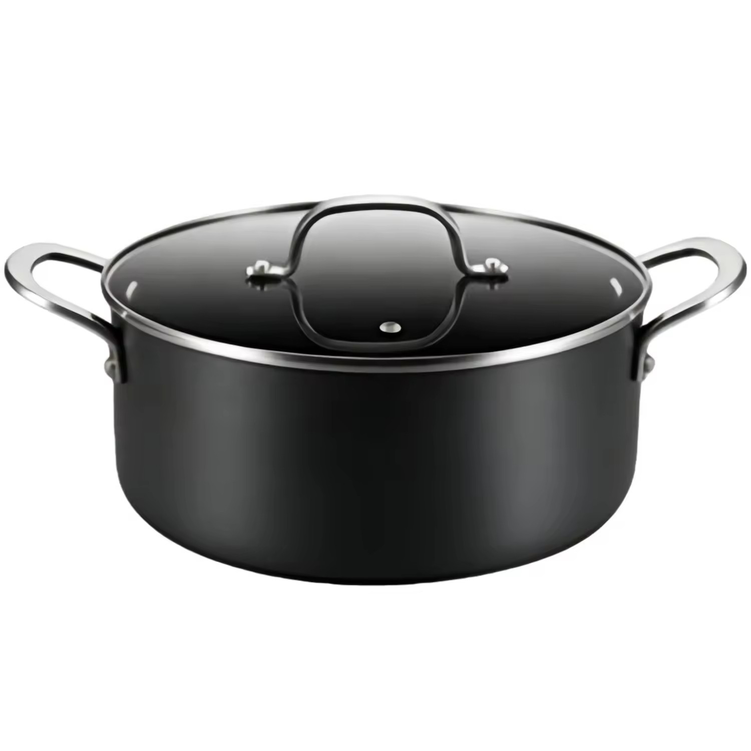 10PCS Modern Home Kitchen Recycled Heavy Gauge Aluminum Non-stick Cooking Pot Set with Grilldle Pan Easy Clean