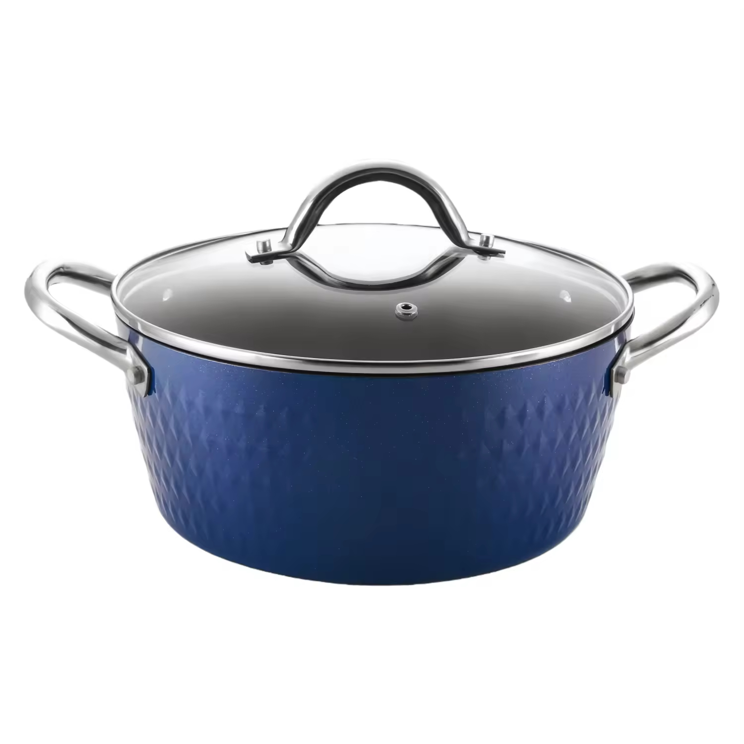 10 PCS 3D Diamond Series Customizable Ceramic Non Stick Pans and Pots Set Induction Cast Aluminum Ceramic Cookware Set