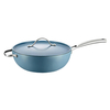 11PCS Customizable Ceramic Nonstick Pans and Pots Set Induction Cast Aluminum Ceramic Cookware Set Pots and Pans Set