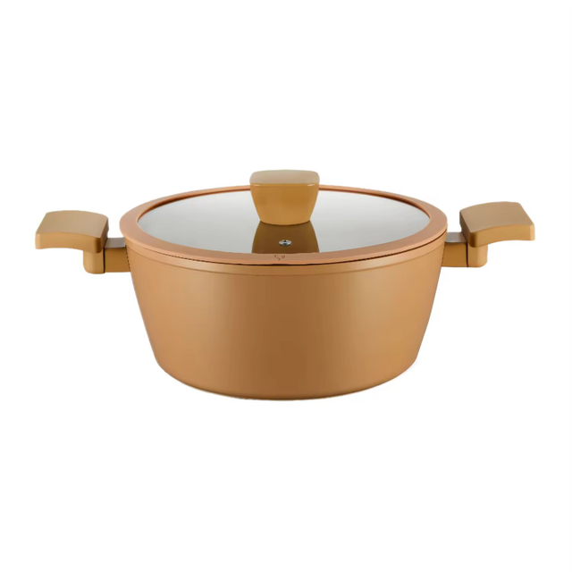 10 PCS Factory Customizable Ceramic Non Stick Pans and Pots Set Induction Forged Aluminum Cookware Set PFOA & PFOS FREE