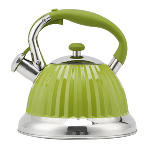 3.0L Stove Top Stainless Steel Tea Pot new Food Grade Polished Custom top seller Whistling Tea Kettle with induction bottom