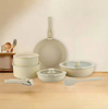15 PCS Pots and Pans Set Nonstick Cookware Set Detachable Handle Induction Kitchen Cookware Sets with Removable Handle