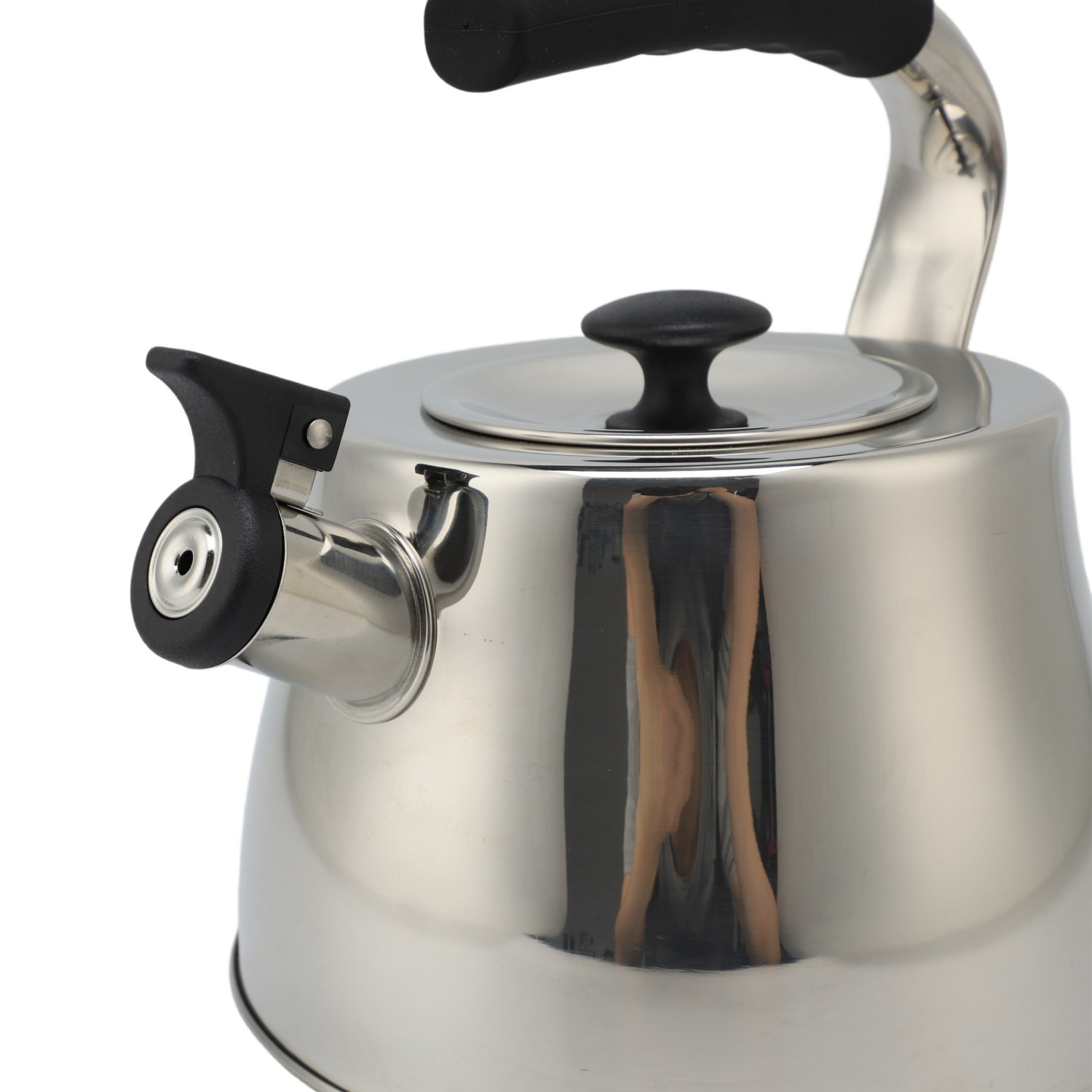 Factory Wholesale 3.0 L Whistling Tea Kettle Tea Pot Customized Color Stainless Steel Hot Water for ALL Stovetop