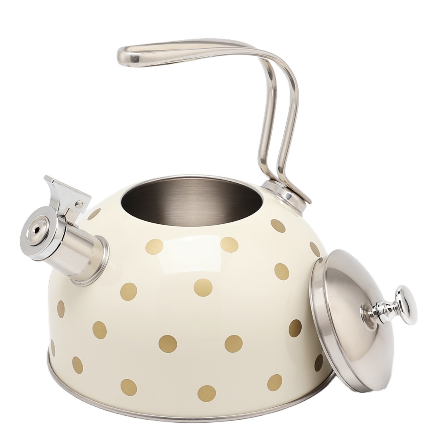 2.5L Stove Top Stainless Steel Tea Pot new Food Grade Polished Custom top seller Whistling Tea Kettle