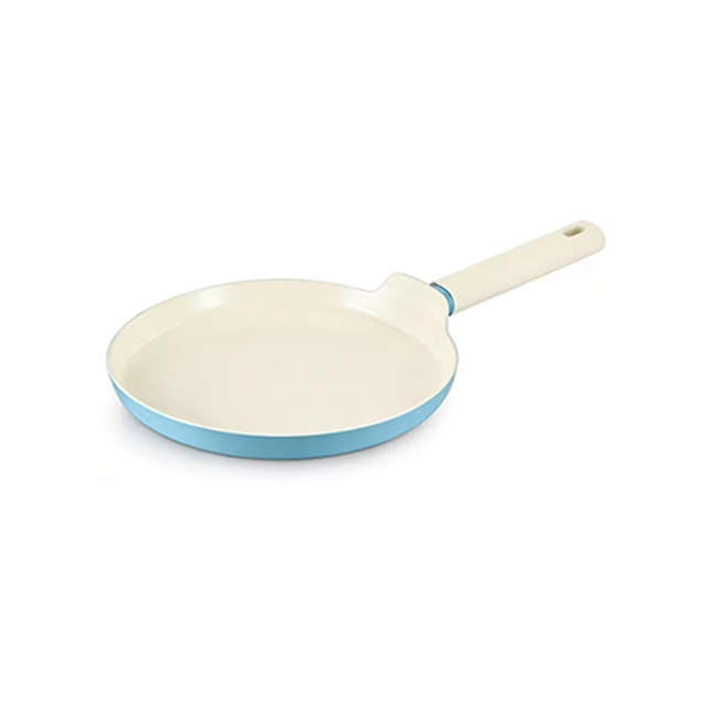 Factory Customizable Aluminum Ceramic Non Stick Frying Pan Omelet Pans Stone Cookware Chef's Pan PFOA Free Induction Compatible