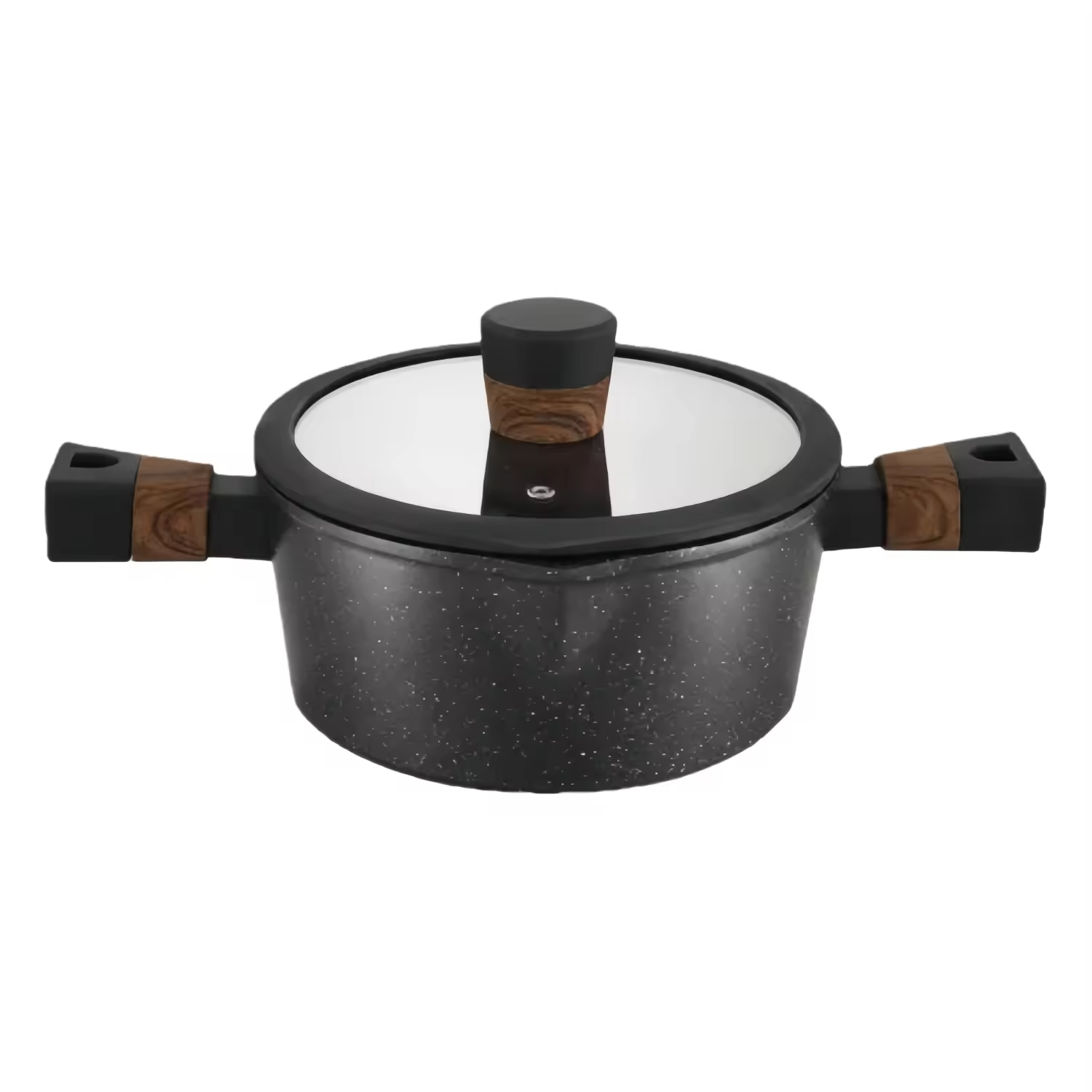 Factory Nonstick Frying Pan Skillet Granite Fry Pan Egg Pan Cookware Chef's Pan PFOA Free Induction Compatible With Flow Nozzle