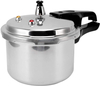 Factory Small Aluminum Alloy Pressure Cooker with Magnetic Bottom 3L 4L 5L 7L 9L 11L 13L 17L Sizes for Gas and Induction Cooker