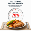 Factory Supply Multi-Functional Stainless Steel Pressure Cooker 4L 6L 8L 10L Sizes Stainless Steel Fast Cooking Pressure Cooker