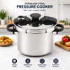 Factory Supply Multi-Functional Stainless Steel Pressure Cooker 4L 5L 6L 7L Sizes Stainless Steel Fast Cooking Pressure Cooker