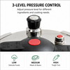 Factory Supply Multi-Functional Triply Stainless Steel 3 Layer Pressure Cooker Stainless Steel Fast Cooking Pressure Cooker